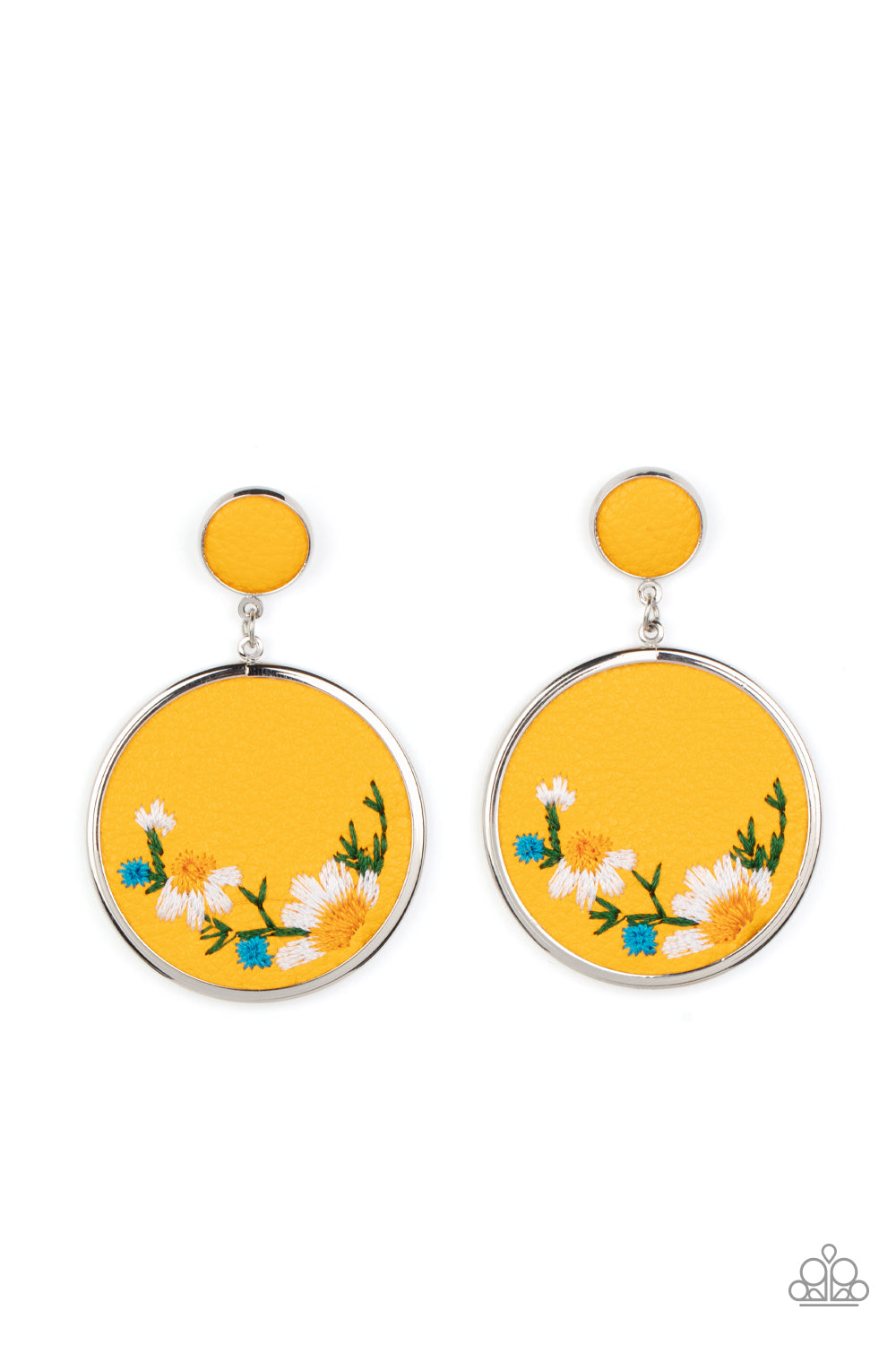 Embroidered Gardens - Yellow 028