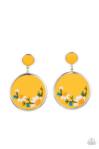 Embroidered Gardens - Yellow 028